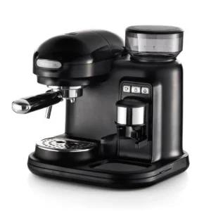 Macchina da caffè espresso con macinacaffè Moderna Nero