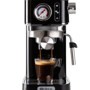 Macchina per caffè espresso Metal con manometro 1381 – Nero