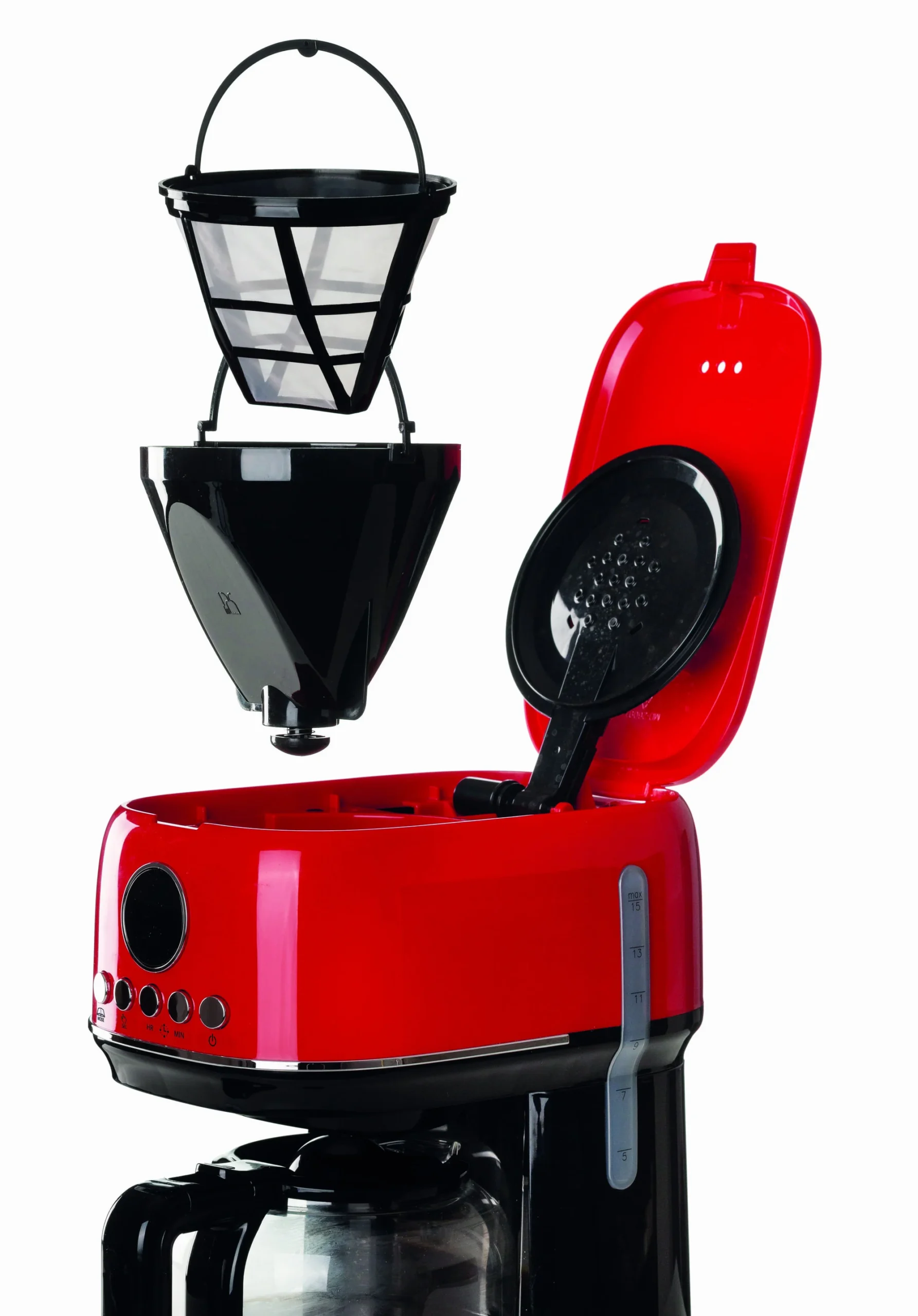 Macchina da caffè con filtro Moderna Rosso - immagine 4