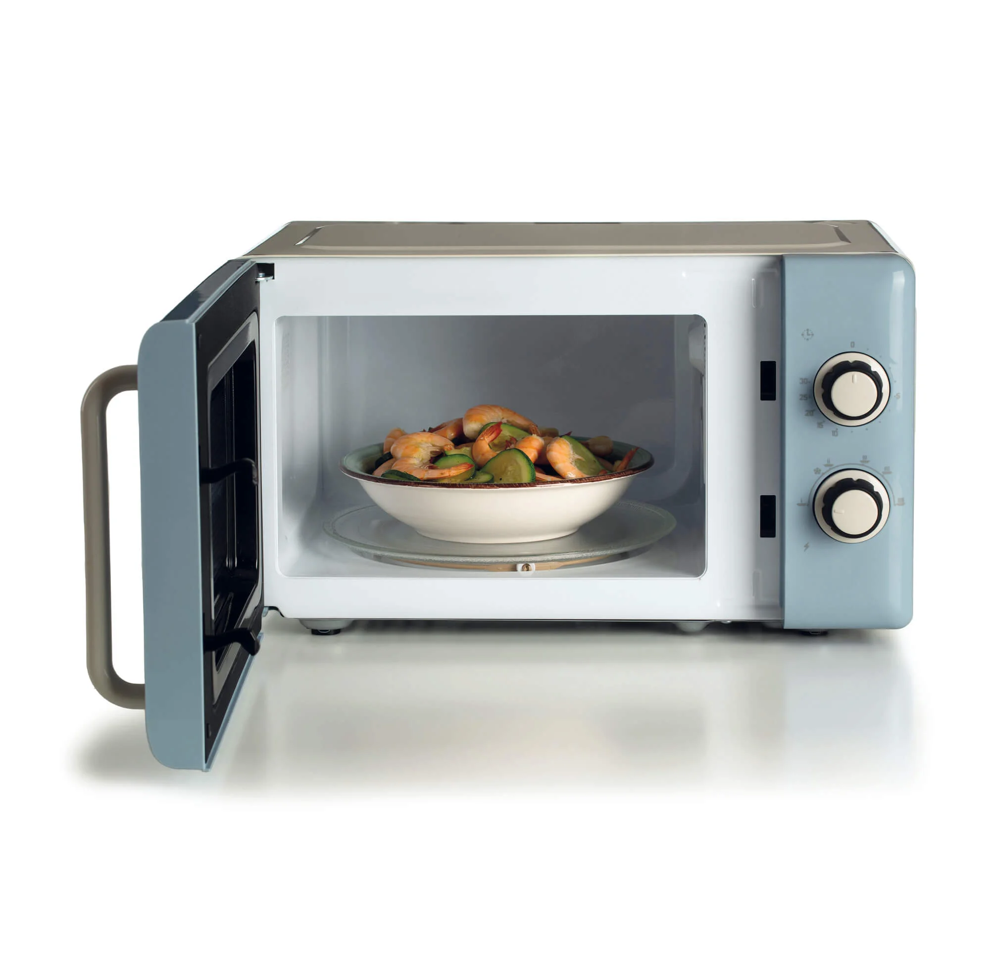 Forno a microonde 20L Vintage – Celeste - immagine 3