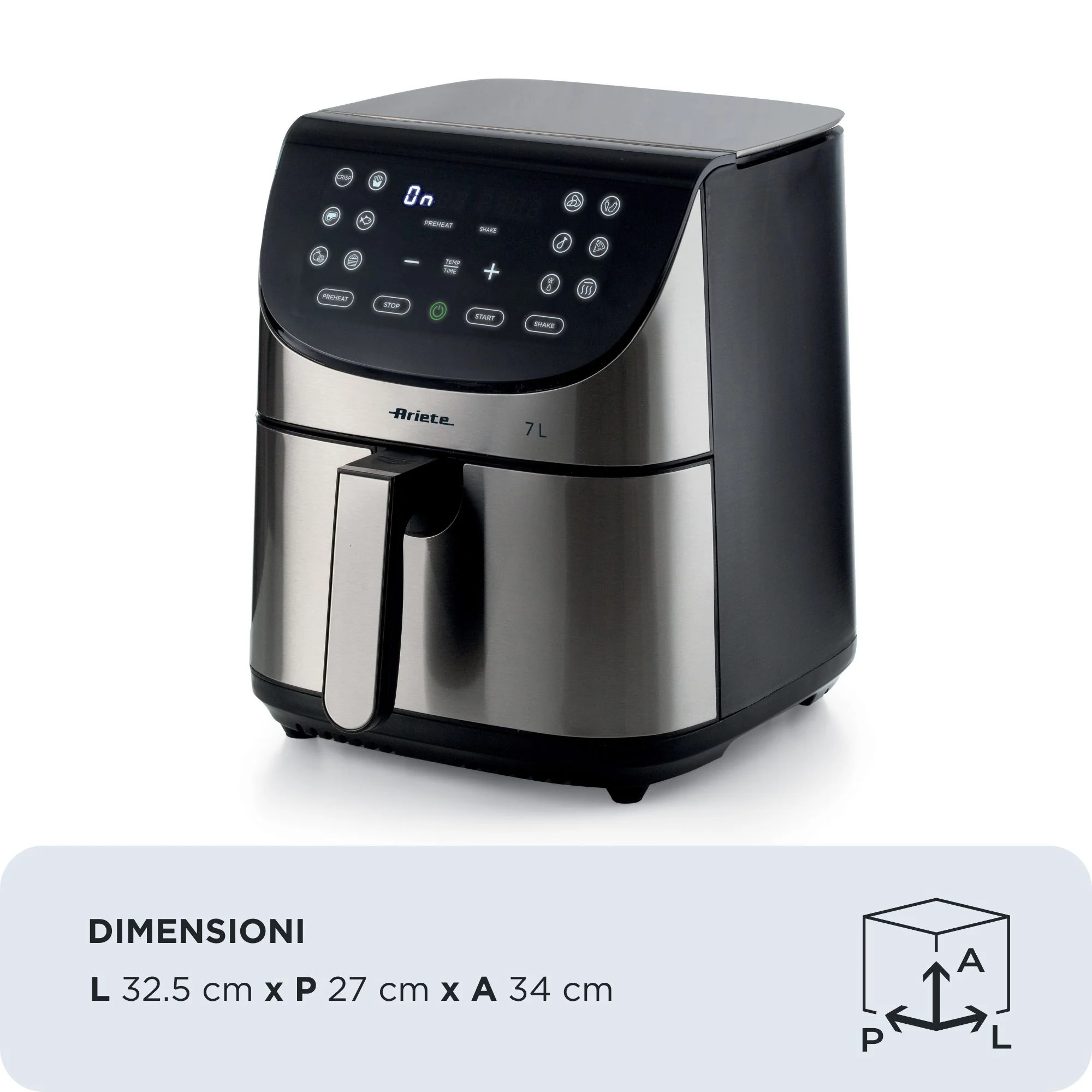 Friggitrice ad Aria 7 L – Metal - immagine 2