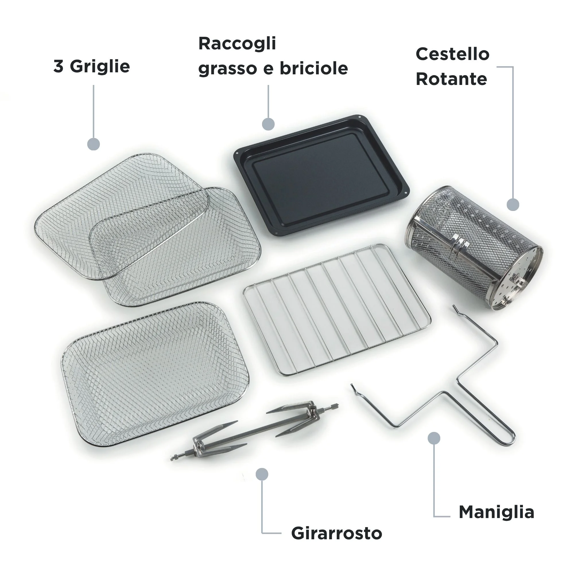 Friggitrice ad aria + Forno Vintage – Verde - immagine 5