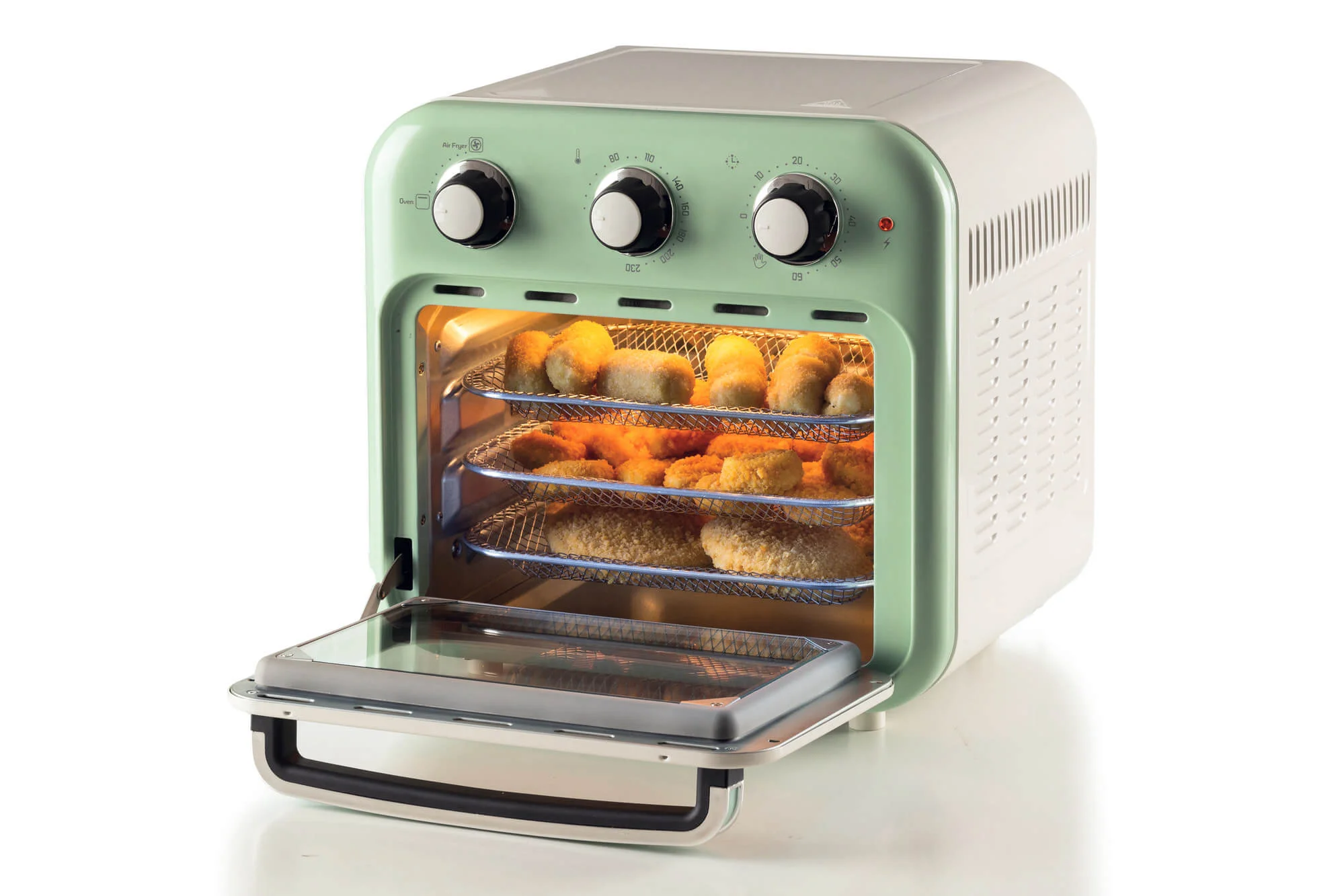 Friggitrice ad aria + Forno Vintage – Verde - immagine 7
