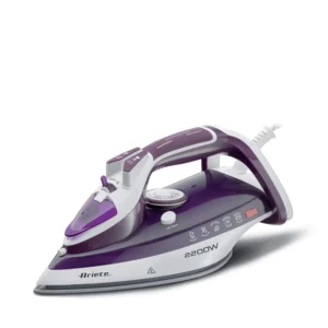 Steam Iron 2200W – Bianco e Porpora
