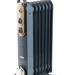 Radiatore a olio 7 elementi Vintage – Celeste