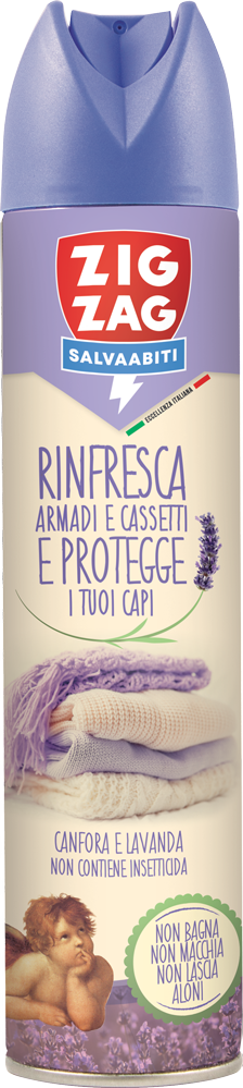 ZigZag Salva Abiti Antitarme Spray – Profumo Canfora