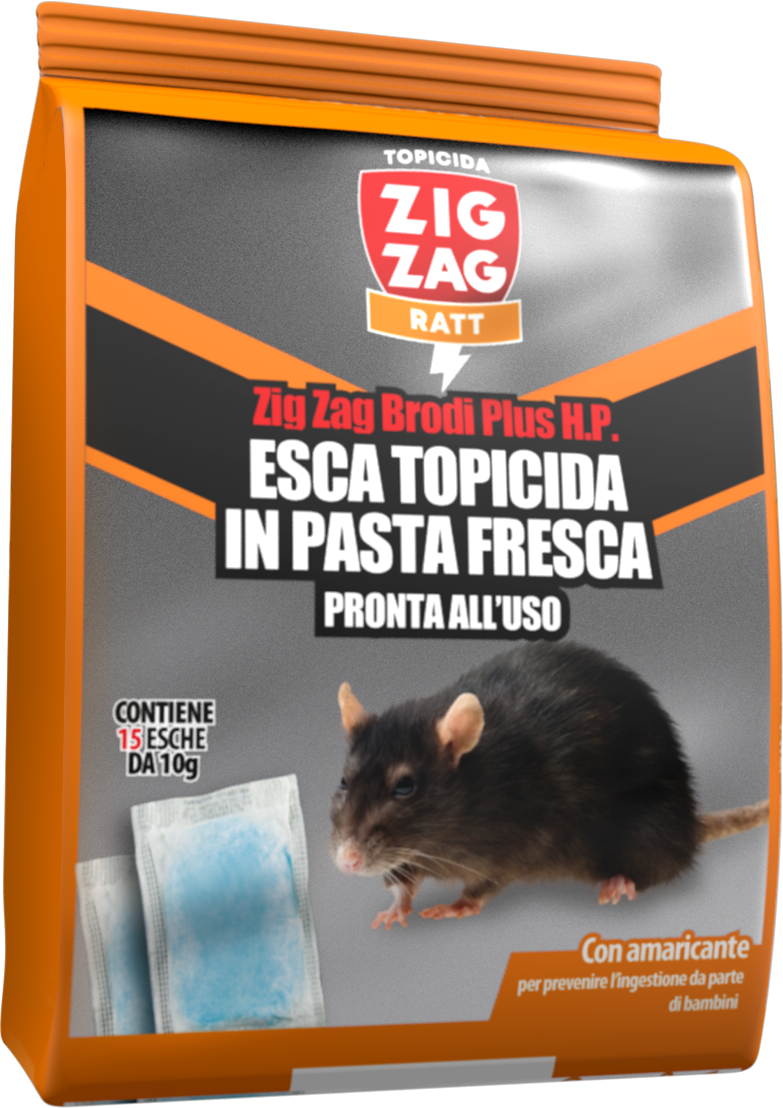 ZigZag Ratt Bordi Plus – Esca Topicida per Topi