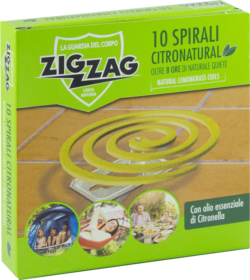 ZigZag Spirali Citronatural – Anti Zanzare per Esterno