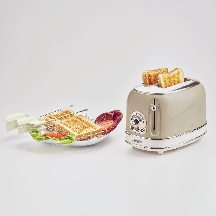 Tostapane 2 fette Vintage Beige – Ariete 155 - immagine 2