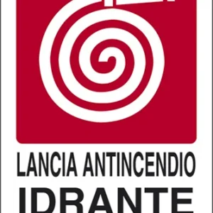 Cartello di Sicurezza "Idrante", 30x20 cm