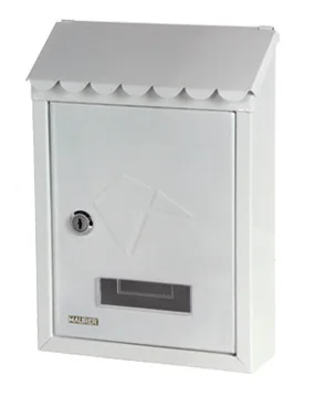 Cassetta Postale Maurer Stamp Bianca 21x6,8x30 cm con Serratura