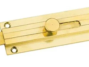 Catenaccio Trasversale in Ottone Lucido, 80 mm