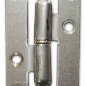 Cerniera per Mobili Tipo Paumelles Sinistra, 110x55 mm in Acciaio Lucido