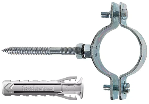 Collare Acciaio per Tubo Fischer CPT, 3/4"