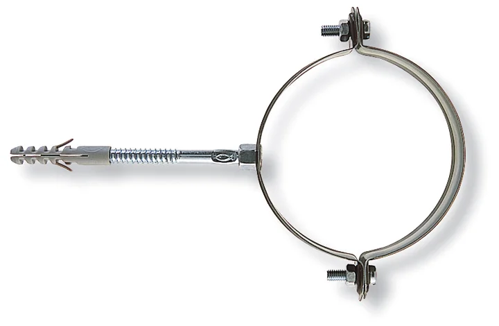 Collare in Acciaio Zincato per Tubi Pluviali Ø 80 mm - Fischer