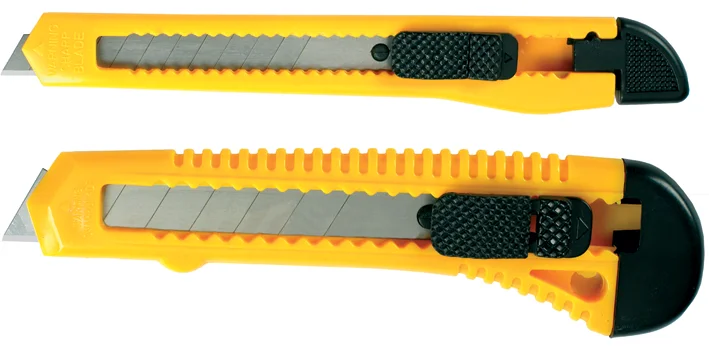 Cutter con Lama a Spezzare 18 mm e Guida in PVC - Maurer