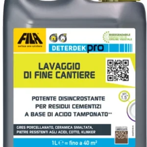 Detergente Disincrostante per Pavimenti Fila Deterdek Pro, 1 Litro