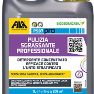 Detergente Sgrassante Pavimenti Fila PS87 Pro 1 L