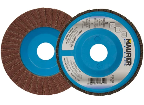 Disco Lamellare al Corindone Ø115 mm Grana 100 Maurer Plus