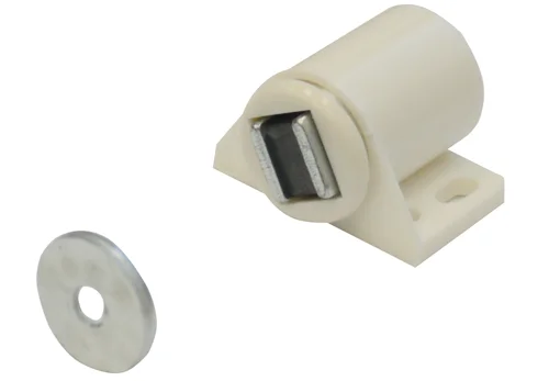 Ferma Ante Magnetico Tondo Bianco, Forza 6 kg - Vi.Tel.