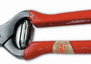 Forbici da Pota 190 mm con Manico in Plastica e Chiusura in Cuoio