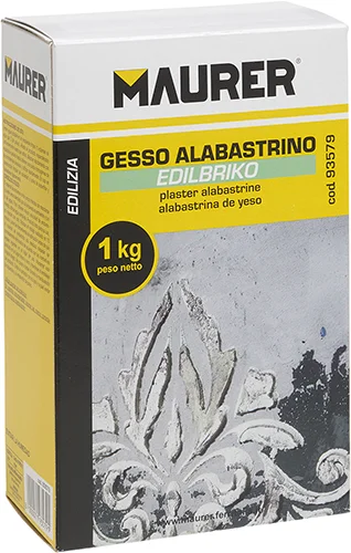Gesso Alabastrino Maurer, Confezione da 1 kg