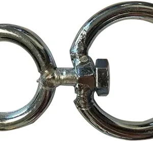 Girella con Anello in Acciaio Zincato, Misura 25
