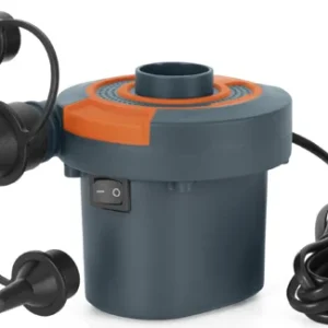 Gonfiatore Elettrico Sidewinder 120W con 3 Adattatori per Valvole