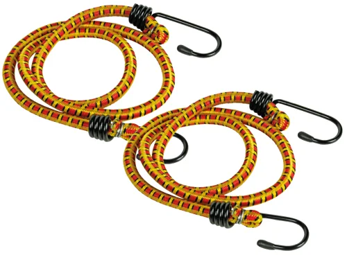 Legabagagli Elastico a Molla Maurer, Ø8mm x 100cm, Confezione da 2 Pezzi