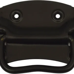 Maniglietta per Baule in Acciaio Nera, 110 mm - Sipa