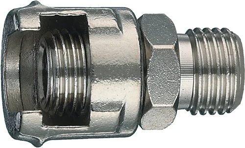 Nipplo con Dado per Aria Compressa Ani, Attacco 1/4"