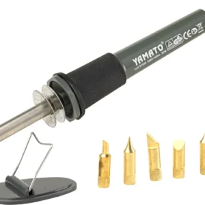 Pirografo Saldatore Yamato con 6 Punte Intercambiabili, 30W
