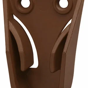 Reggitubo Laterale in Plastica Ø18 mm Marrone - Vi.Tel.