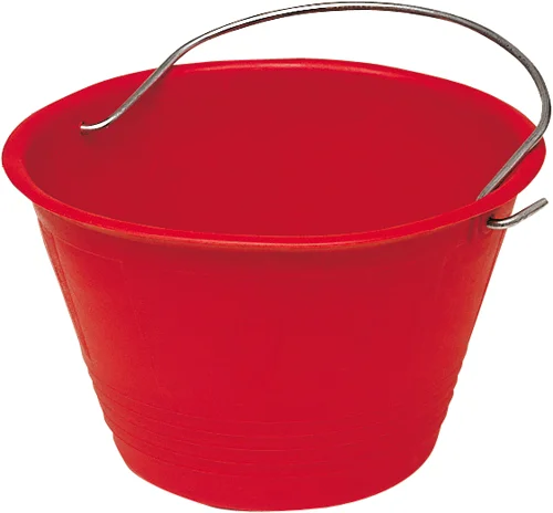 Secchio in PVC Rosso, 36 cm - Stamplast