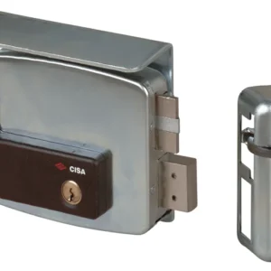 Serratura Elettrica Cisa 11761N da Applicare 70 mm Destra per Cancelli in Ferro