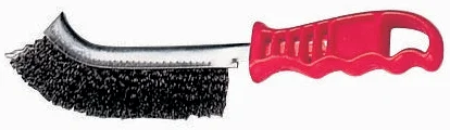 Spazzola Metallica con Manico in Fili Ottonati - Maurer