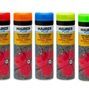 Tracciatore Spray Fluorescente Giallo Maurer Plus 500 ml