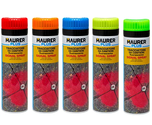 Tracciatore Spray Fluorescente Giallo Maurer Plus 500 ml